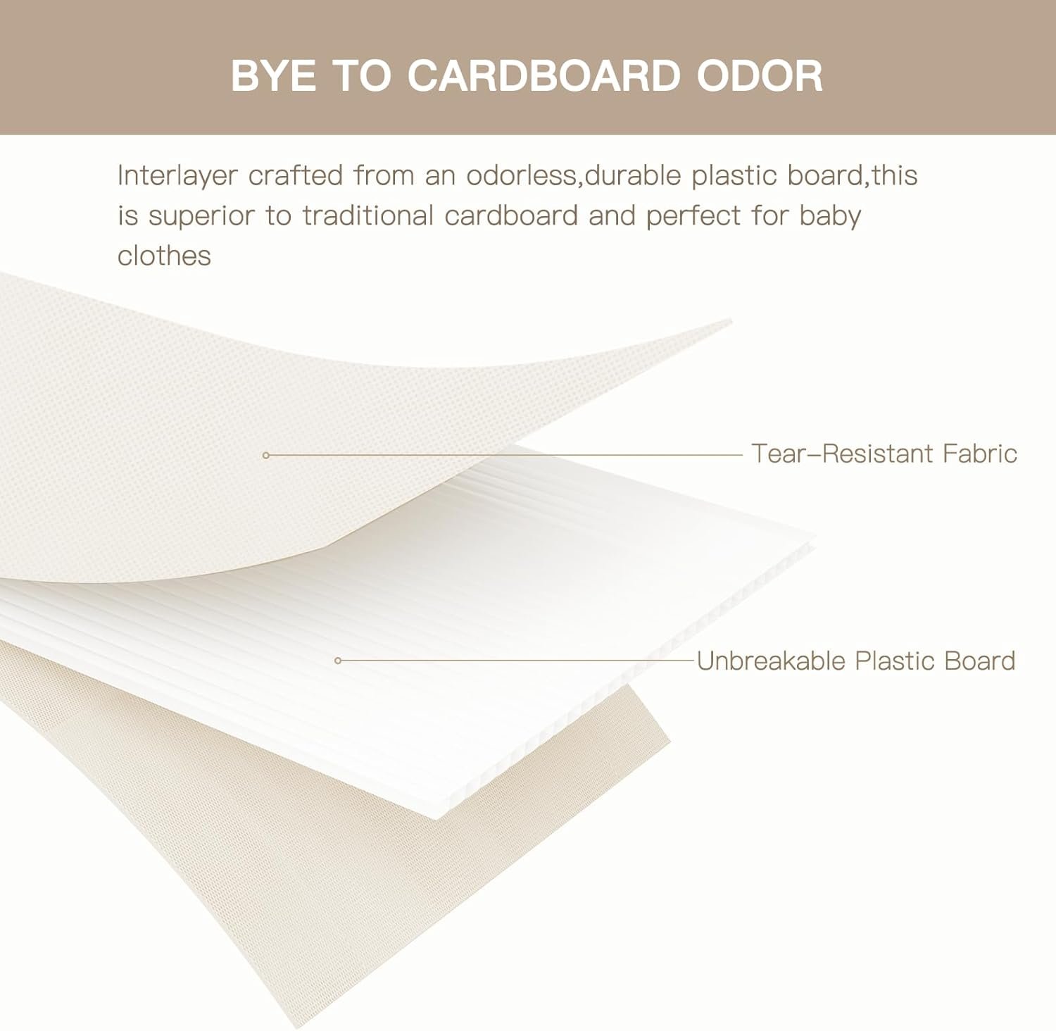 Baby Clothes Drawer Organizer Set (10 pcs) – Keeps Diapers, Onesies & Socks Neat in Nursery or Bedroom Drawers - Image 2