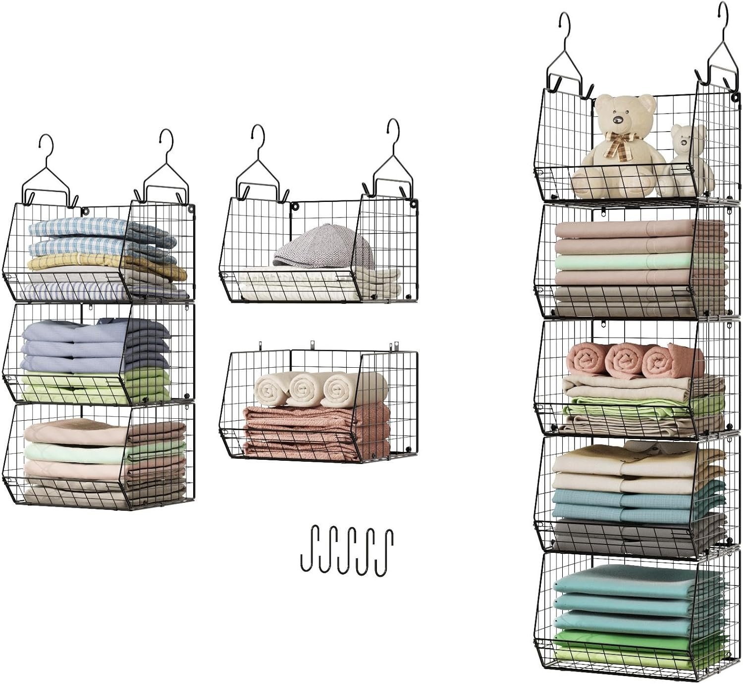 5 Tier Closet Hanging Organizer