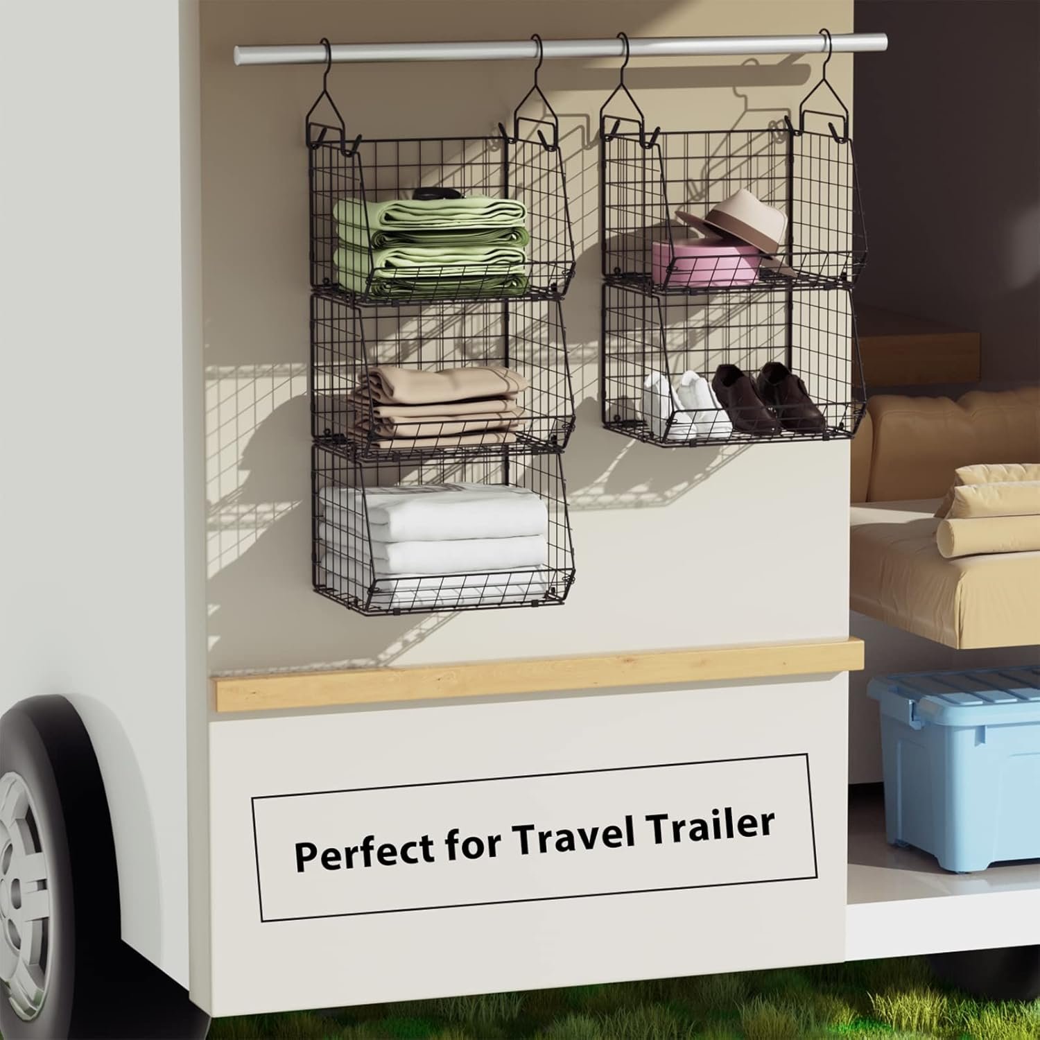 5 Tier Closet Hanging Organizer - Image 3