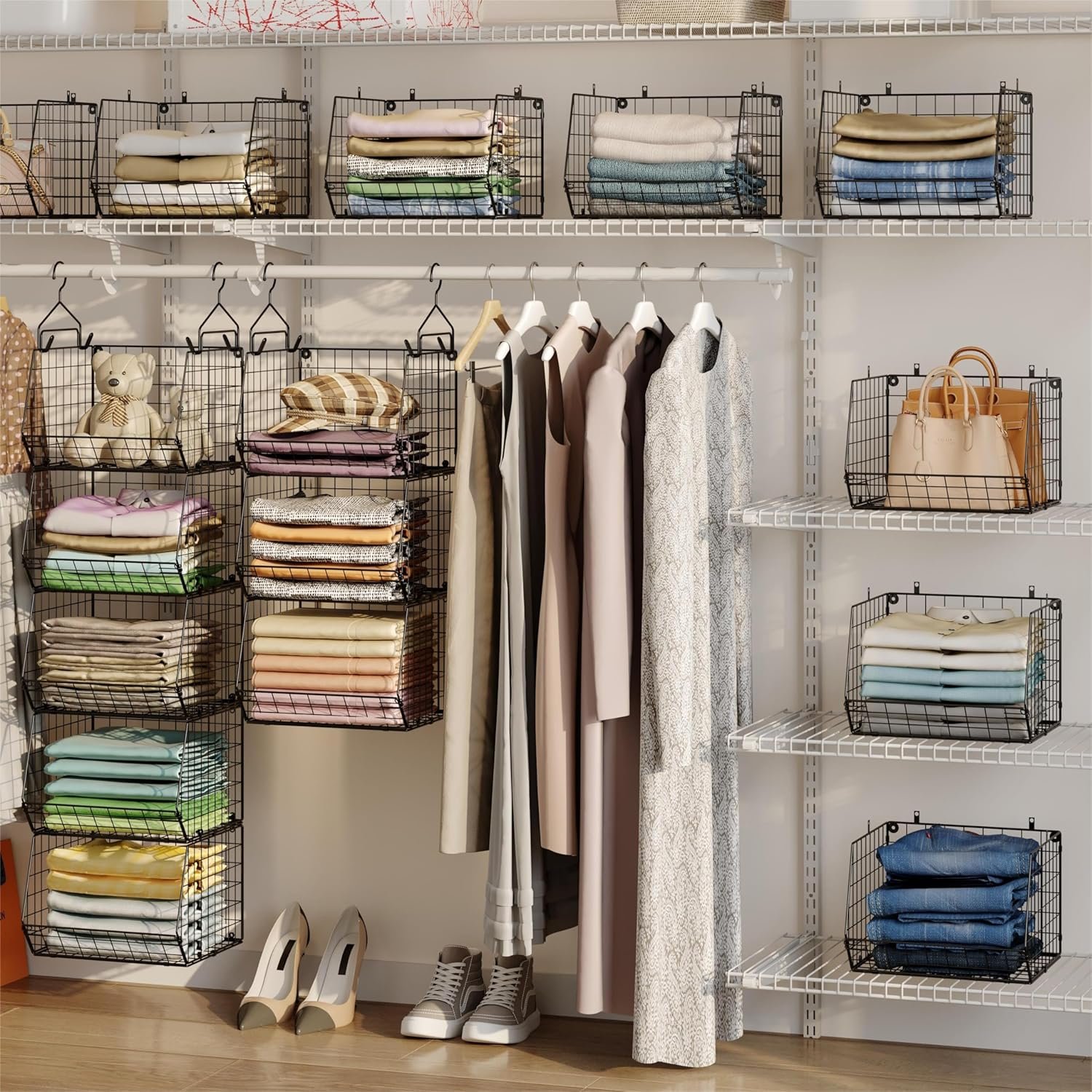 5 Tier Closet Hanging Organizer - Image 5