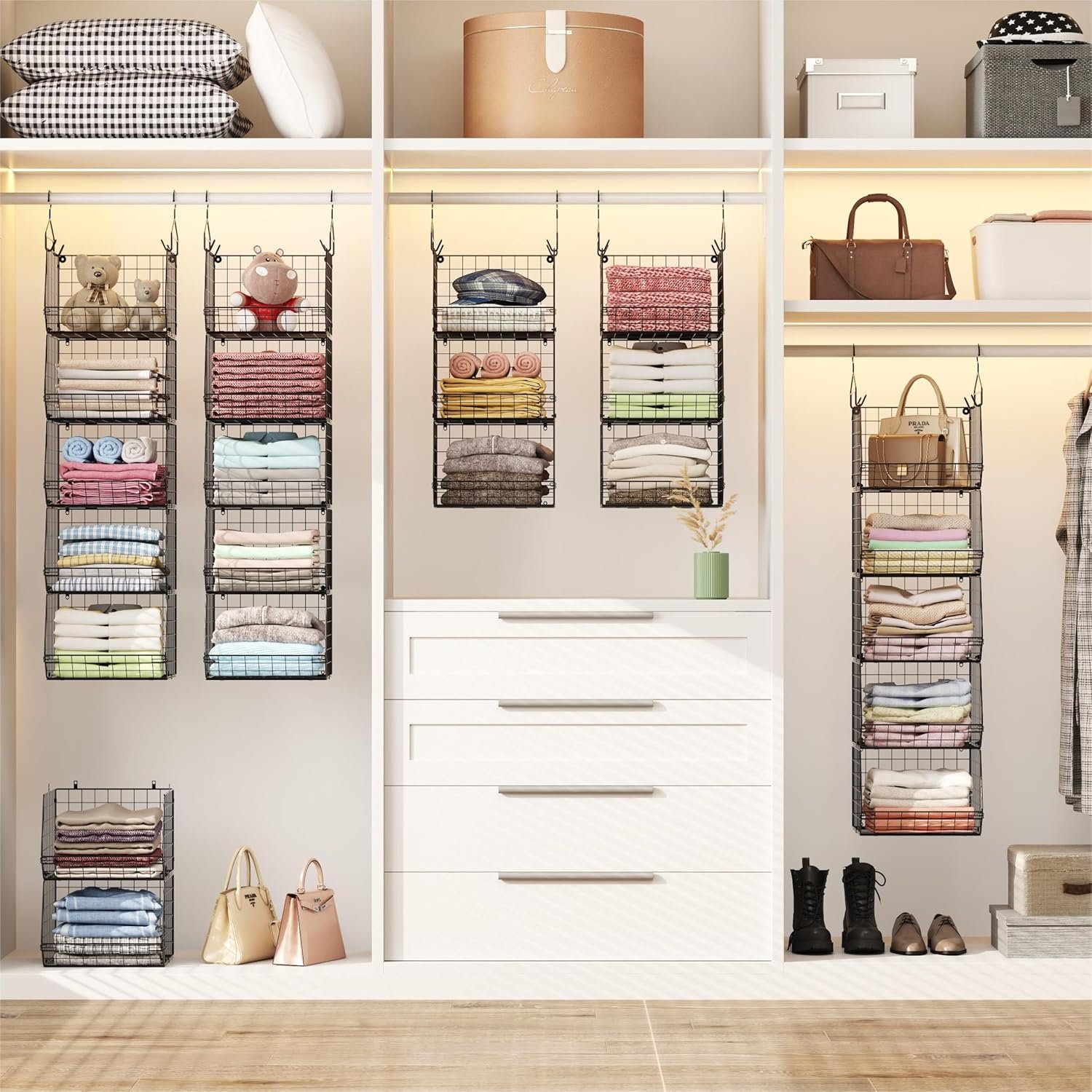 5 Tier Closet Hanging Organizer - Image 7